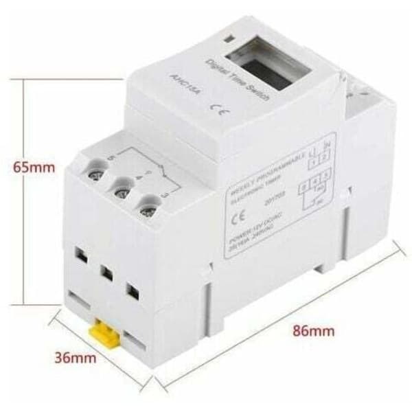 LCD Timer Ugentlig Elektrisk Timer Digital Timer Switch 15A (220V)