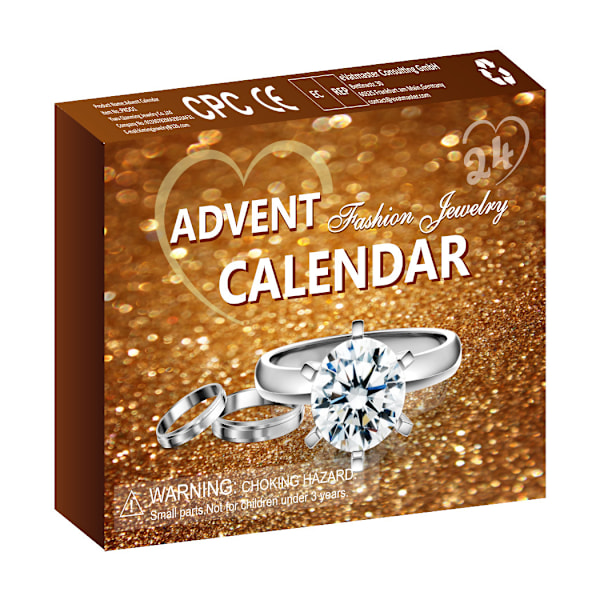 Tillbehör brun Countdown till jul blind box presentask Accessory brown
