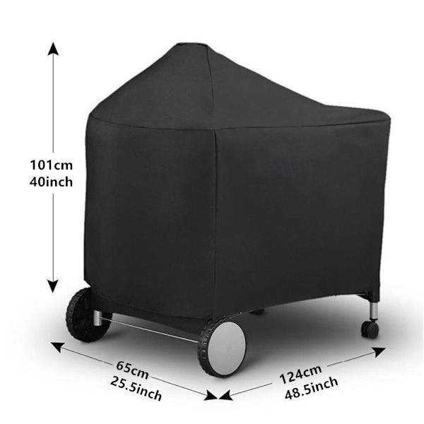 Weber 7152 vattentätt överdrag, 124 x 65 x 101 cm, 1 st