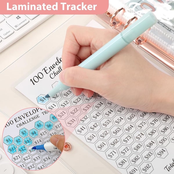 A6-påfyllningspapper, 3-pack 100GSM tjockt påfyllningsbart papper 6-håls fyllmedel Inlägg Lösa blad 135 ark (270 sidor)