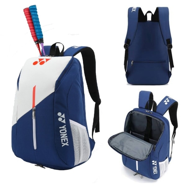 Mode badminton-reppu 2-4 mailaa Tennismailapussi Sininen Blue