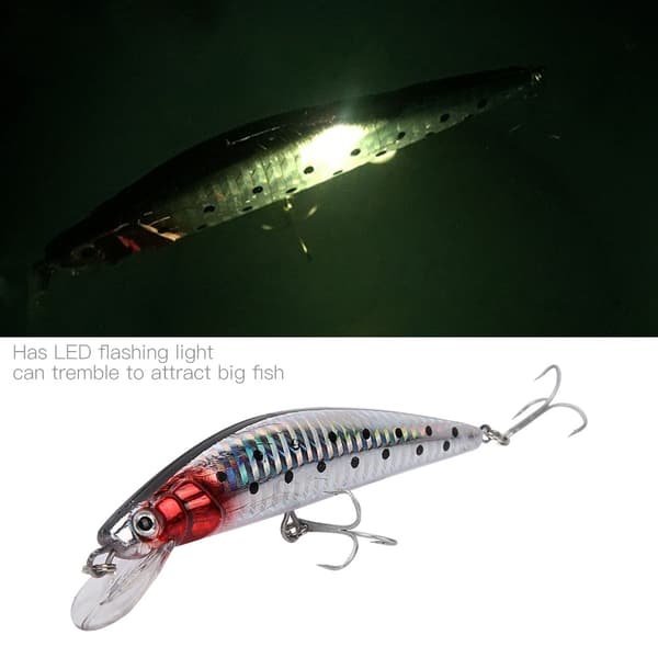 12 cm Fiskelading Elektrisk Minnow Flyteagn