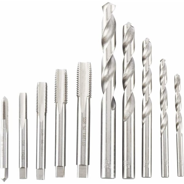 131 delars gängreparationssats borr Helicoil-hylsor M5 M6 M8 M10 M12