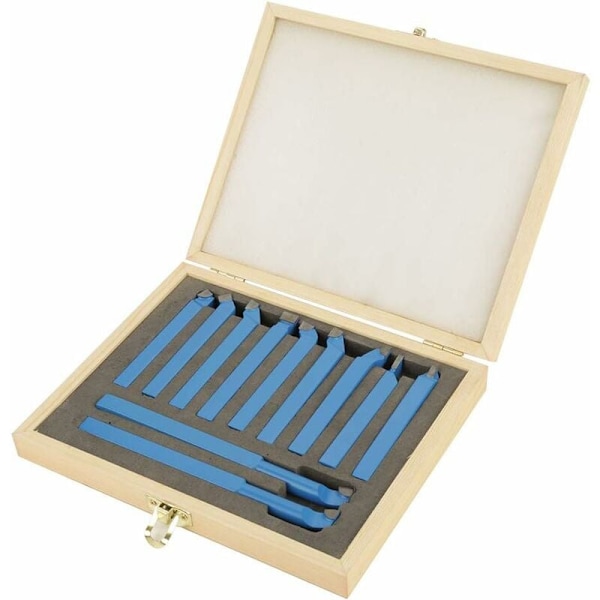 11 kpl Sorvaustyökalusetti Metallikärkinen Sorvaustyökalu Sorvaustyökalusetti Sorvaustyökalu Uritustyökalu 8 x 8 mm