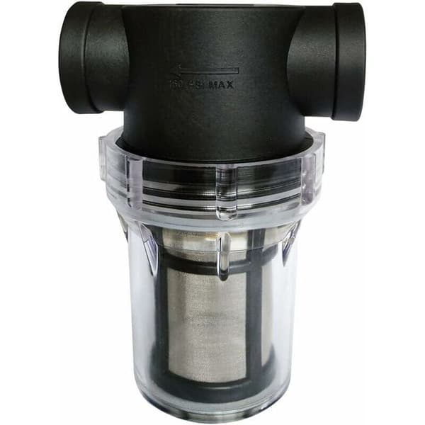 3/4\" Vandpumpefilter med 100 Mesh Rustfrit Stål Skærm, Inline Filter, Havevandingsfilter.