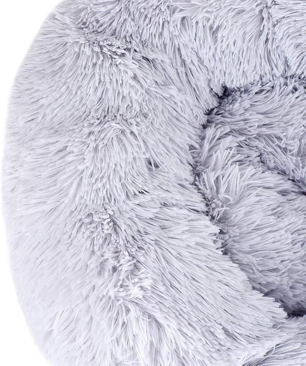 Blød Plys Rund Katteseng, 50cm Gradient Grå - Hyggelig Kæledyrsseng til Hunde & Katte Gradient gray Diameter 50 cm