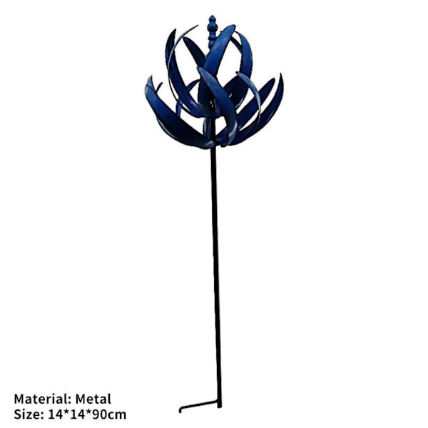 Vindmølle til have og have - store kinetiske vindskulpturer i metal