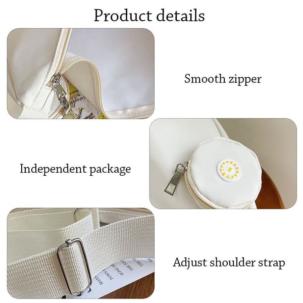 Dame Crossbody Tasker, Skuldertasker til Daglig Brug white