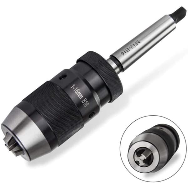 Nyckellös Borrchuck 1-16mm B16 Nyckellös Borrchuck för Svarv