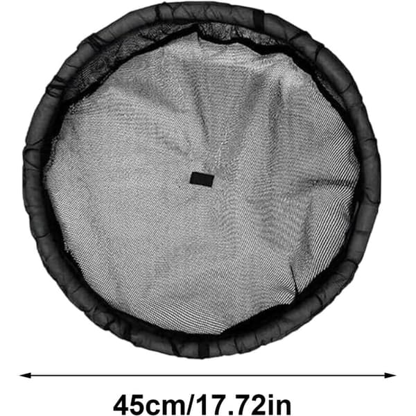 Flydende damhegn 45 cm rundt finmasket net til havedamdekoration