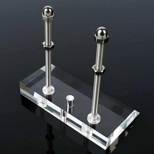Deck Wall Mount Skateboard Hanger Professionel Display Rack Opbevaringsværktøj Akryl Sort black