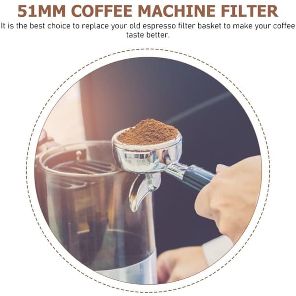Espressofilterkurv i rustfrit stål til kaffemaskine - Kompatibel med Philips