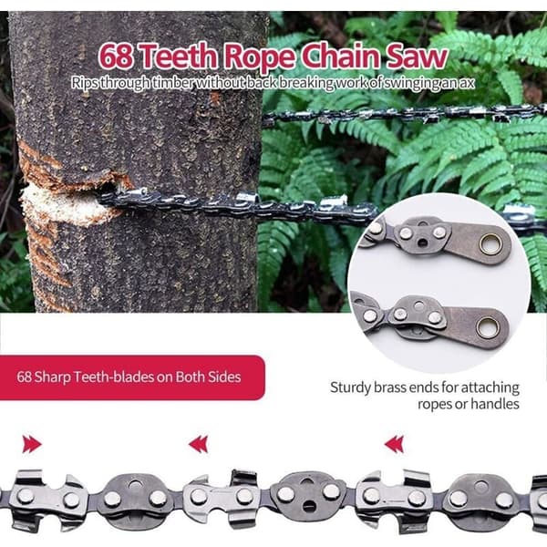 Sammenklappelig håndkædesav, 68 tænder, til vandreture, overlevelse, havearbejde, camping