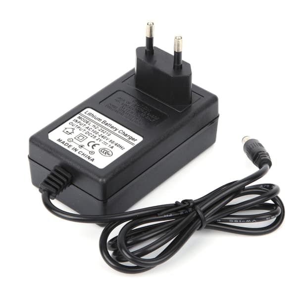 Bærbar plastbatterilader Adapter Tilbehør for Fascia Gun 100-240VEU 25.2V