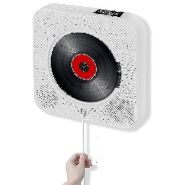 Kannettava CD-soitin Bluetoothilla - Seinälle asennettava kotiteatterijärjestelmä FM-radiolla ja kaukosäätimellä Black Friday 2023