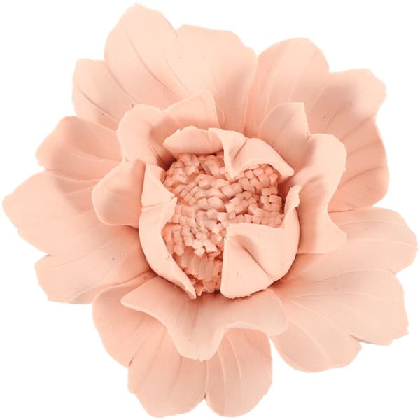 Keramisk Väggdekor med Blommor, Handgjord Heminredning