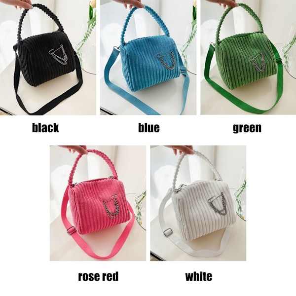 Manchester Crossbody-väska för dam, Axelväska för flickor, Axelväska white