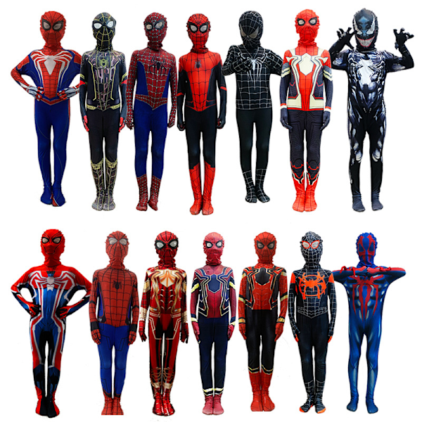 Halloween-kostyme for barn - Spider-Man tights Homecoming Expedition Iron Man drakt Miles XS