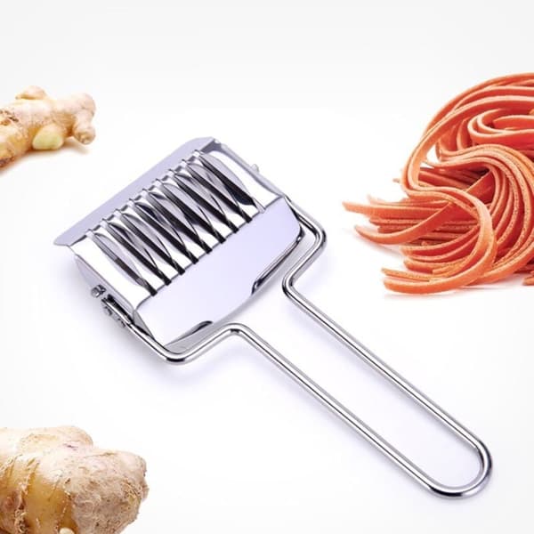 Nuddelrulle og hvitløkskutter i rustfritt stål - Kompatibel med KitchenAid