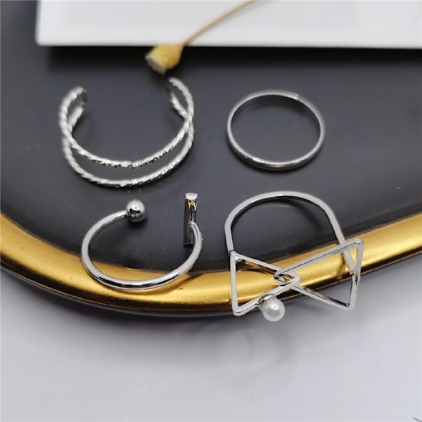 Fashion damring öppen ring ledring lillfinger ring set Amazon ZCR006
