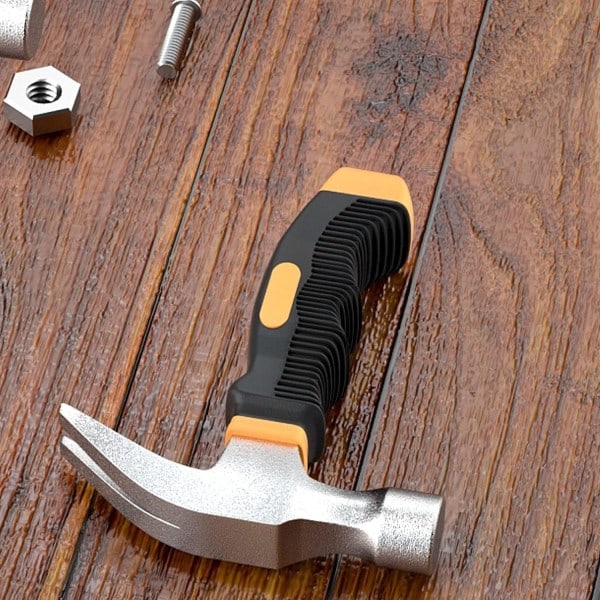 Klohammare Liten Hammare Mini Campinghammare Häftpistolhammare Kort Hammare Liten Hammare för Hem, DIY, Camping, Tältpinnar