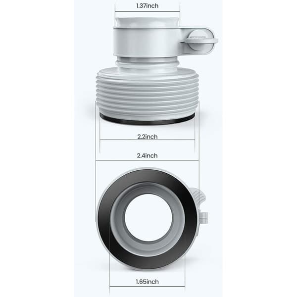 Intex - 29061 - Sæt med 2 32-38mm adaptere