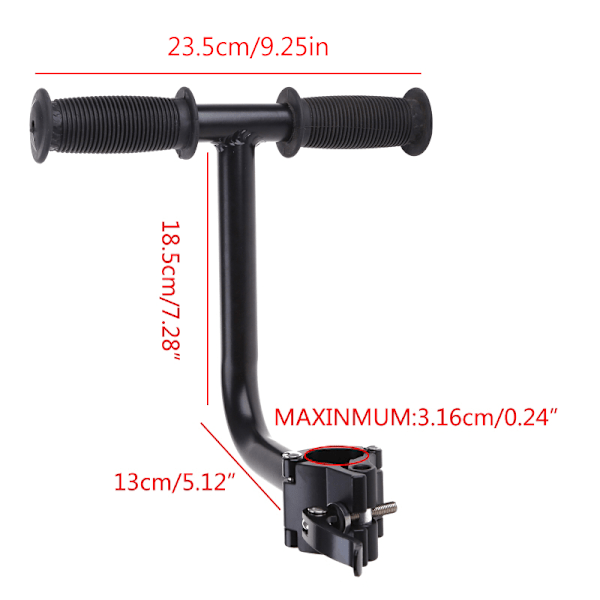 Turvallinen käsinoja, lasten polkupyörän takaistuimen kahva, pyörän satula, lapsen ohjaustanko timanttiluokka A