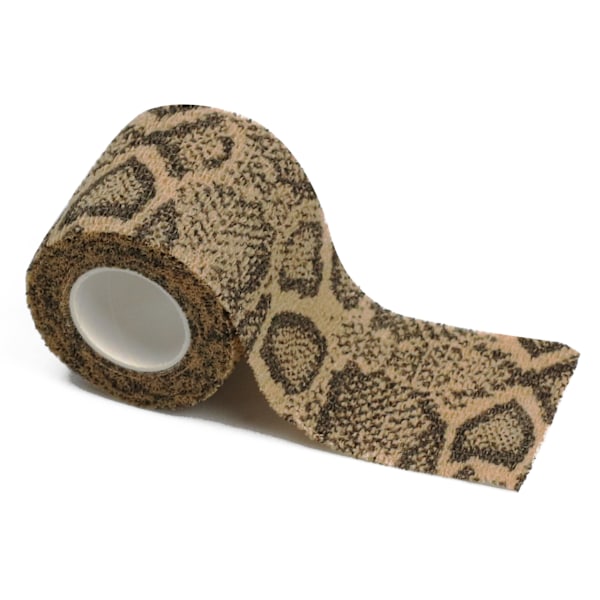 Ei-kudottu itseliimautuva side urheilun suojaukseen, lemmikkieläinten liukumattomaan sideharjoitukseen, tatuointityökaluihin Python pattern 5cm*4.5m