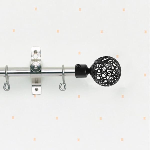 2-pakning 22 mm gardinstangender - Kompatibel med de fleste merker
