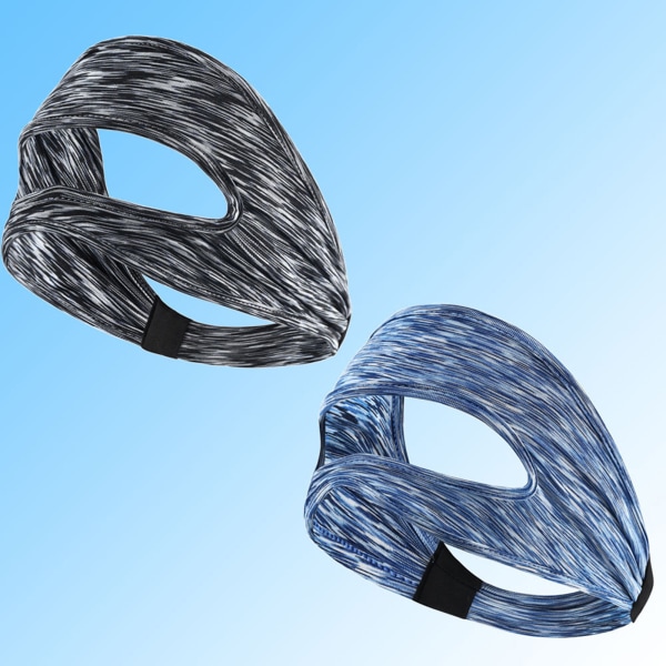 Stark elasticitet VR ögonmask för Oculus Quest 2 Virtual Reality Headset Andas elastiskt svettband