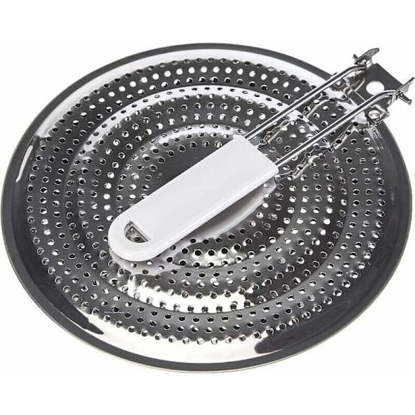 Varme Diffuser i Rustfrit Stål 21 cm til Gasblus - Kompatibel med de fleste mærker