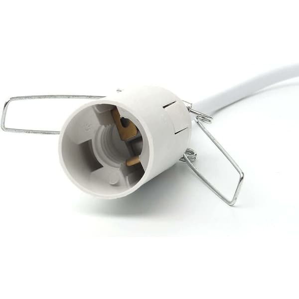 Saltlampekabel med bryter e14 1.8m hvit