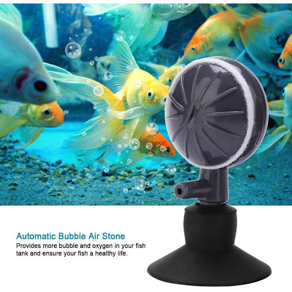 2 st luftbubblor sten sugkopp akvarium bubblare justerbar roterande typ syrediffusor för akvarier hydroponisk pump för akvarier