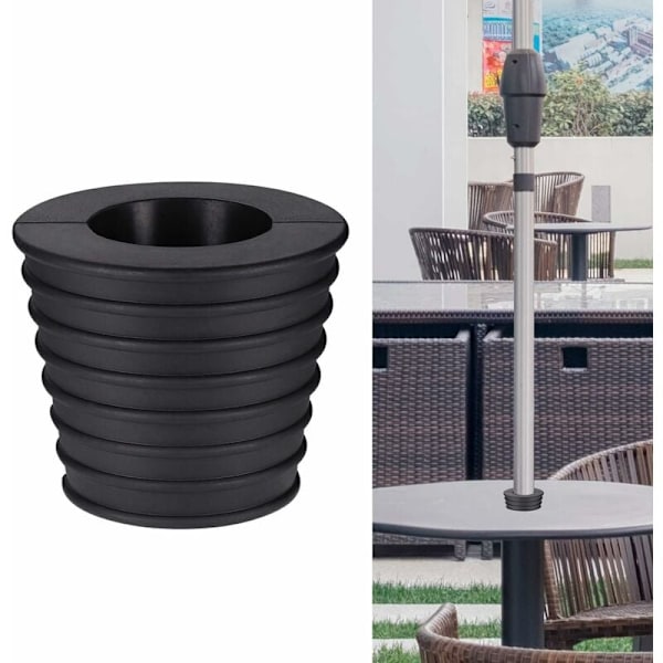 Paraply Konbasstativ, för Hålöppning i Uteplatsbord och Stabilitet eller Parasollbasstativ, Paraplybas, 1,5\" Parasoll