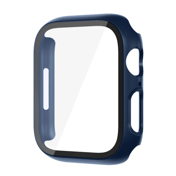 Glas+ Kuori Apple Watch -kotelolle 9 8 7 6 SE 5 iWatch -lisävarusteet Näytönsuoja Apple Watch Series 45mm 41mm 44mm 40mm 42mm 38mm Mindnight blu Mindnight blu Mindnight blue 44mm series 654SE