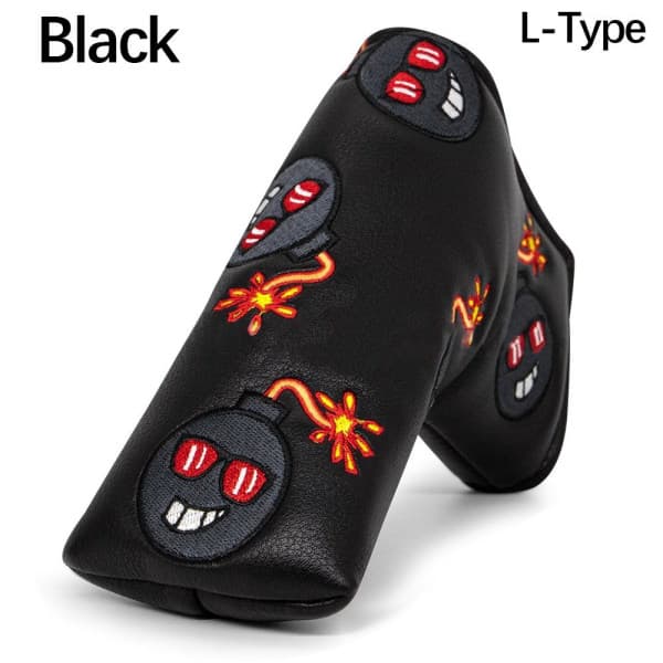 Golfkøllehodebeskyttelse Golf Trebeskyttelse SVART L-TYPE L-TYPE Svart L-Type-L-Type Black L-Type-L-Type