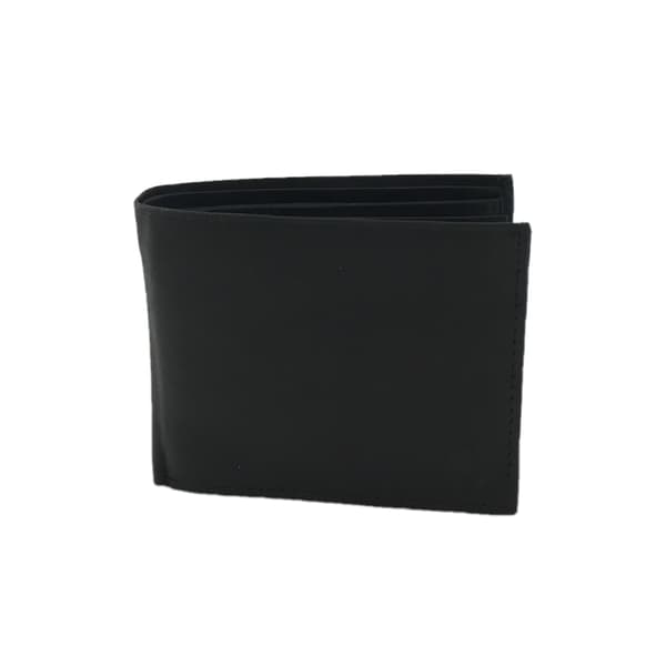 Läderplånbok Svart Black one size