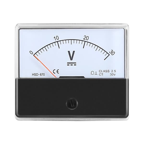 -670 Nøyaktighet DC 30V Analogt Panelmeter Voltmeter