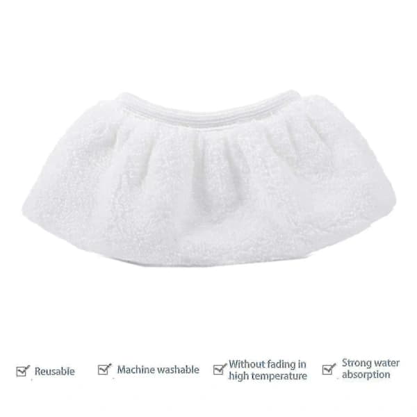 8-pack mikrofiber ångmoppdynor för Kärcher EasyFix SC1 SC2 SC3 SC4 SC5 handmunstycke återanvändbara vita