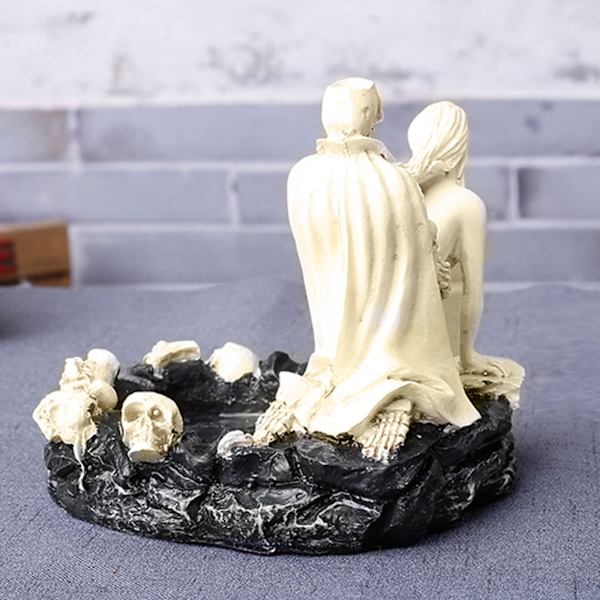 Halloween Dødningehoved Askebæger Multipurpose Resin Håndværk Personlig Skrivebordsdekoration til Hjem, Stue Kontor Dekoration Style I