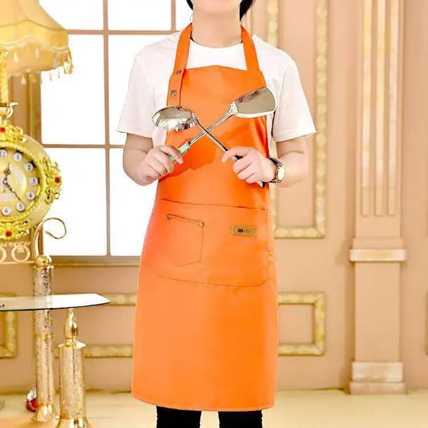 Kjøkken Grill Forkle orange