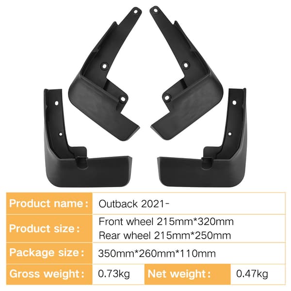 Bilskærm egnet til Subaru 21-24 Outback 35*26*11cm