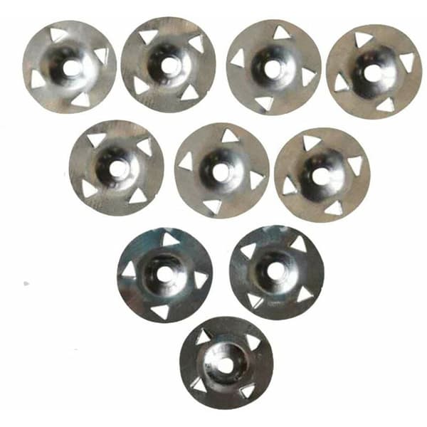 Förpackning med 200 st 4-klobrickor för gipsskiveisolering 28mm