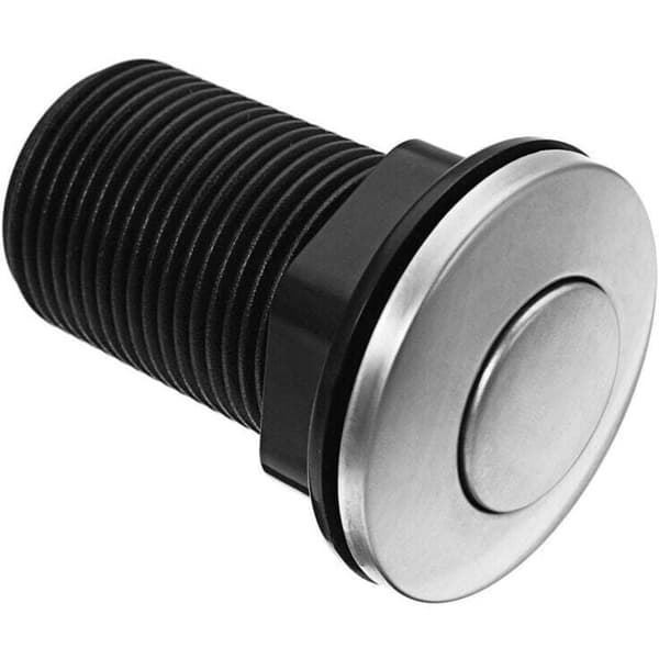 Sort 34mm Trykknap Pneumatisk Kontakt til Badekar og Spa - Kompatibel med SEMAket