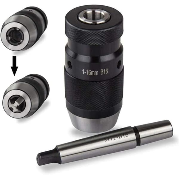 Nøglefri borepatron 1-16mm B16 Nøglefri borepatron til drejebænk