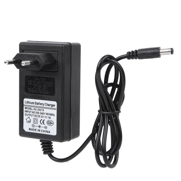 Bærbar plastbatterilader Adapter Tilbehør for Fascia Gun 100-240VEU 25.2V