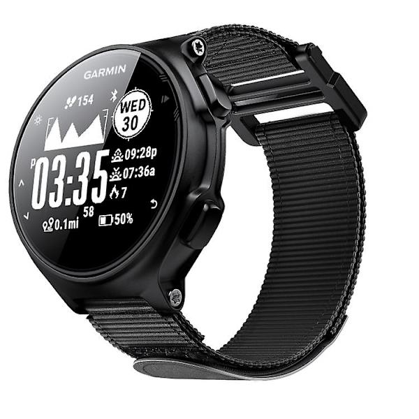 Til Garmin Forerunner 735xt ur HFM med nylon og løkke Grå