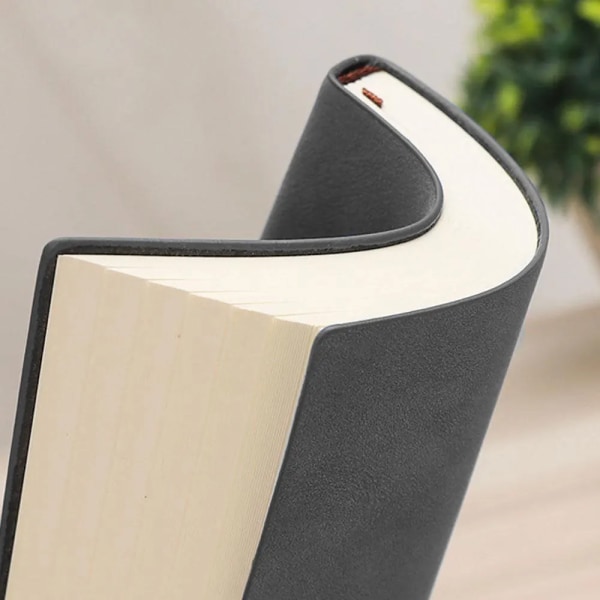 A4 A6-muistikirja Paksuinen Suuri muistikirja Pehmeä nahka Ultratihe vaakaviiva/tyhjä päiväkirjamuistio 416 sivua/200 sivua A4 400 A4 400pages Blank pages