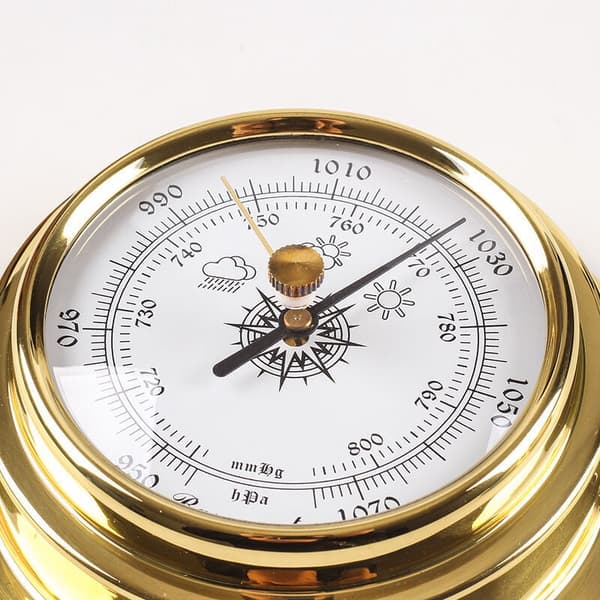 Analog vejrstation - Barometer, termometer, hygrometer 4 stk