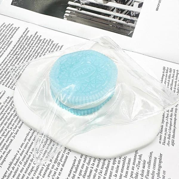 Bløde stresslegetøj, egnet kompatibel med Oreo bløde stresslegetøj, kompatibel med ventilation Blå